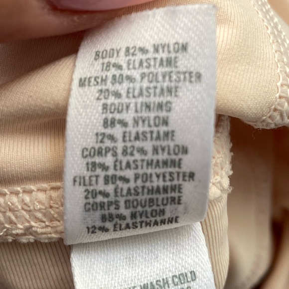 Aerie chill play move light pink high rise leggings w/ mesh sides & pockets - Picture 7 of 7